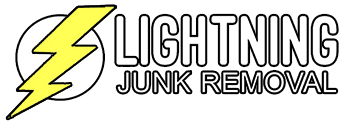 lightning junk removal logo